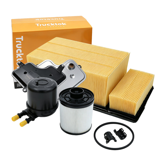 Trucktok 2011-2016 6.7L Powerstroke Fuel, Oil, Air & Transmission Filters Maintenance Kit