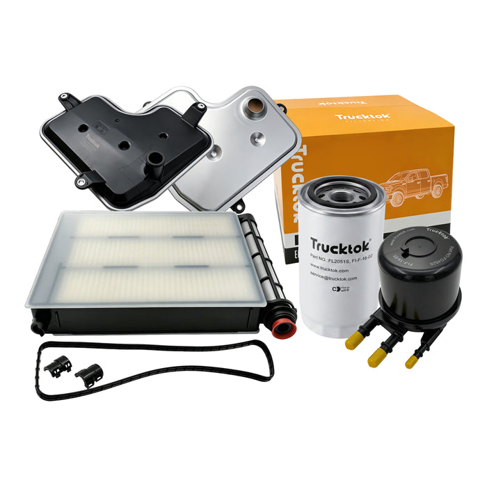 Trucktok 2017-2025 6.7L Powerstroke Fuel, Oil, Air, Cabin & Transmission Filters Maintenance Kit
