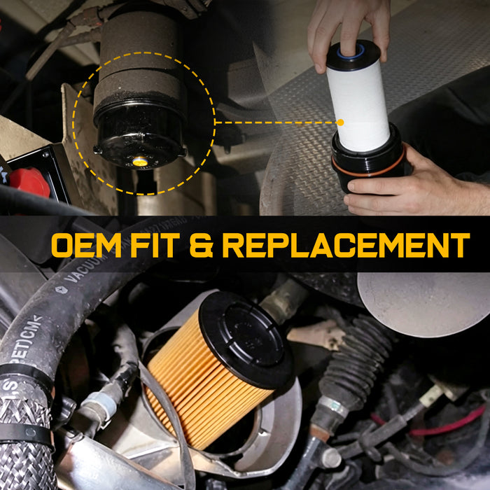 Trucktok 2014-2019 3.0L Ram 1500 Ecodiesel Fuel & Oil Filter Replaces 68235275AB/68229402AA