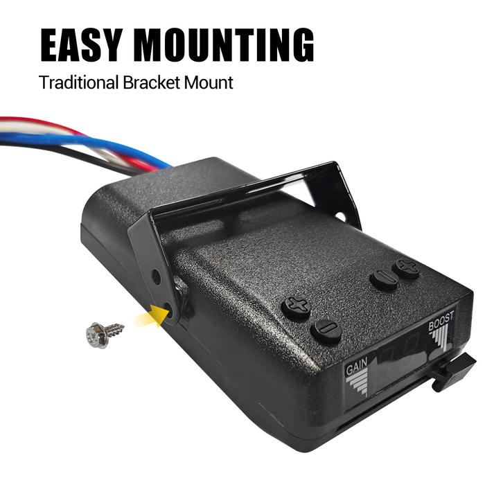 Trucktok 8508211 Proportional Trailer Brake Controller,Brake EVN Compatible, Digital, 1–4 Axle