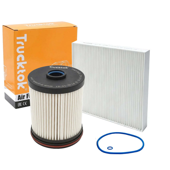 TruckTok 2020-2026 6.6L Silverado Sierra Duramax Fuel, Oil, Air & Cabin Air Filters Maintenance Kit
