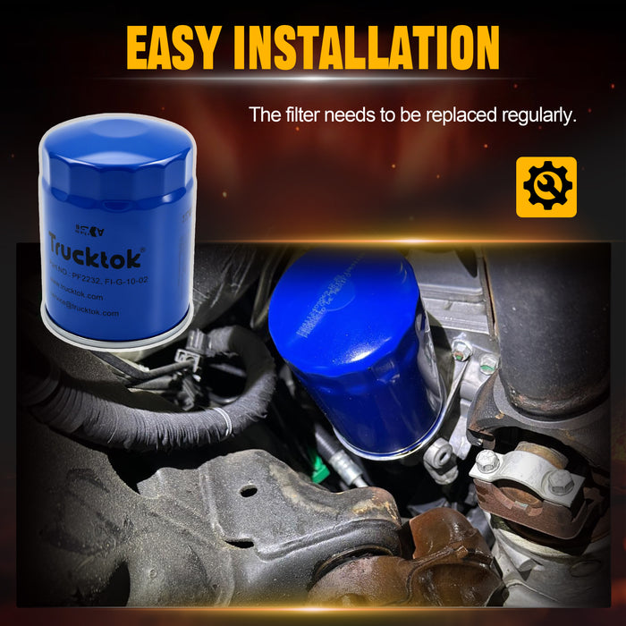 Trucktok 2014-2016 6.6L Silverado Sierra Duramax Air & Cabin Air & Oil Filter Replaces A3141C/23281440/PF2232
