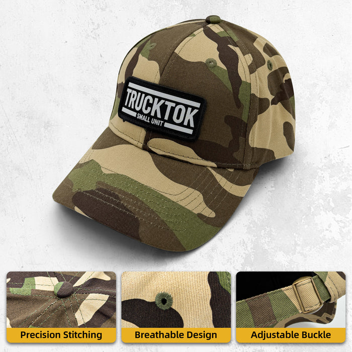 TruckTok Custom Embroidered Baseball Cap Vintage Washed & Adjustable Unisex Hat