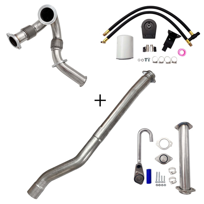 Trucktok 2003-2007 6.0L Ford Powerstroke DPF/EGR/CCV/Up pipe kit