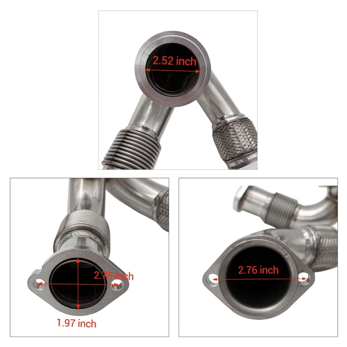 TruckTok 2003-2007 6.0L Ford Powerstroke Y-Pipe & EGR Basic Cooler Kit