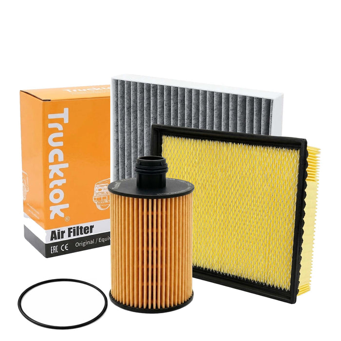 Trucktok 2014-2019 3.0L Ram 1500 Ecodiesel Fuel, Oil, & Cabin Air Filter Maintenance Kit
