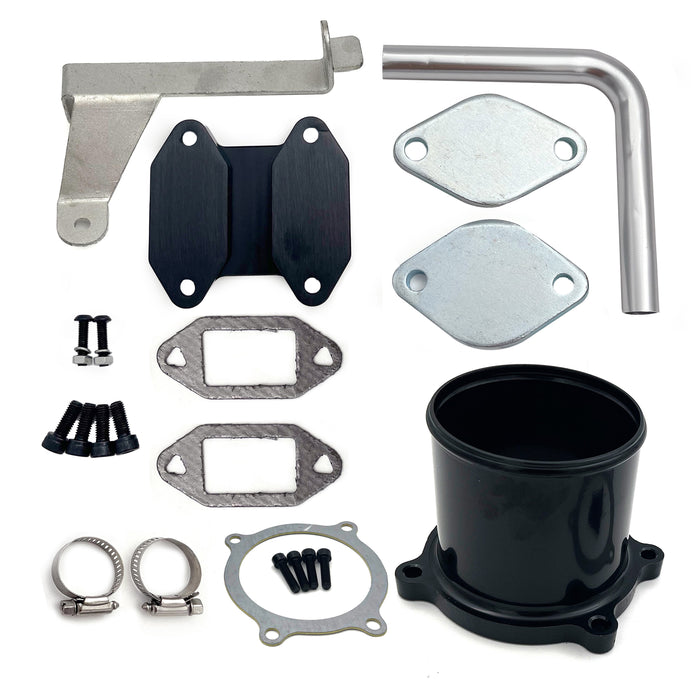 TruckTok 2007-2009 6.7L Ram Cummins 4" DPF Race Pipe & EGR cooler Delete Kit