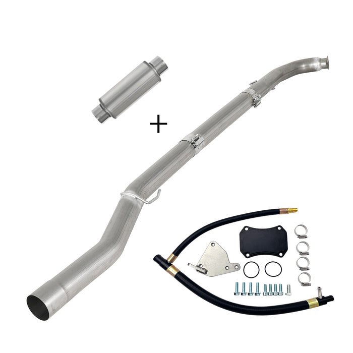 The 2011-2016 6.6L Duramax LML 4"/5" DP-Back DPF/EGR Delete kit