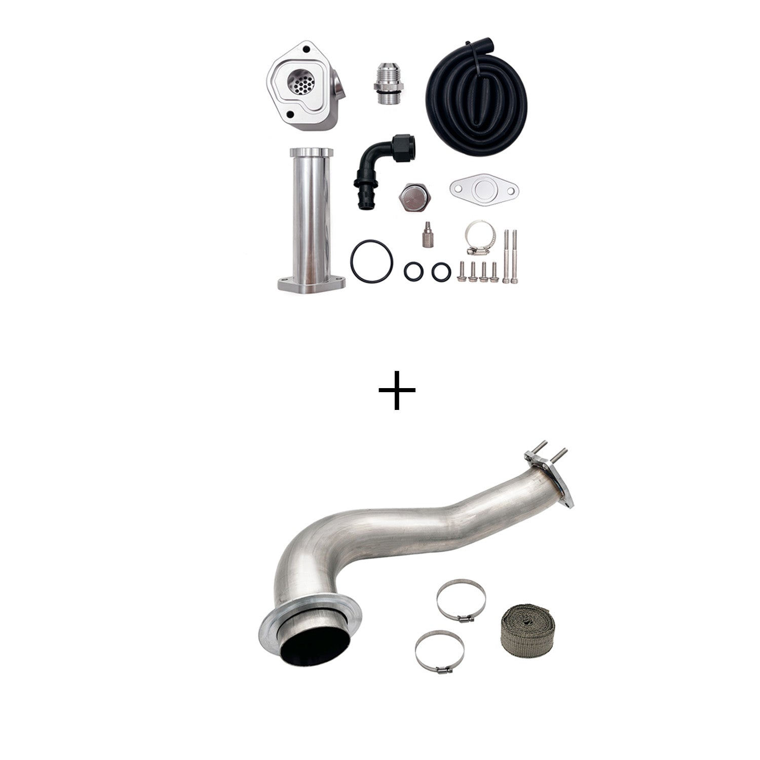TruckTok 2017-2023 6.6L Duramax L5P DPF/CCV/EGR Delete & Downpipe w/Can Bus kit
