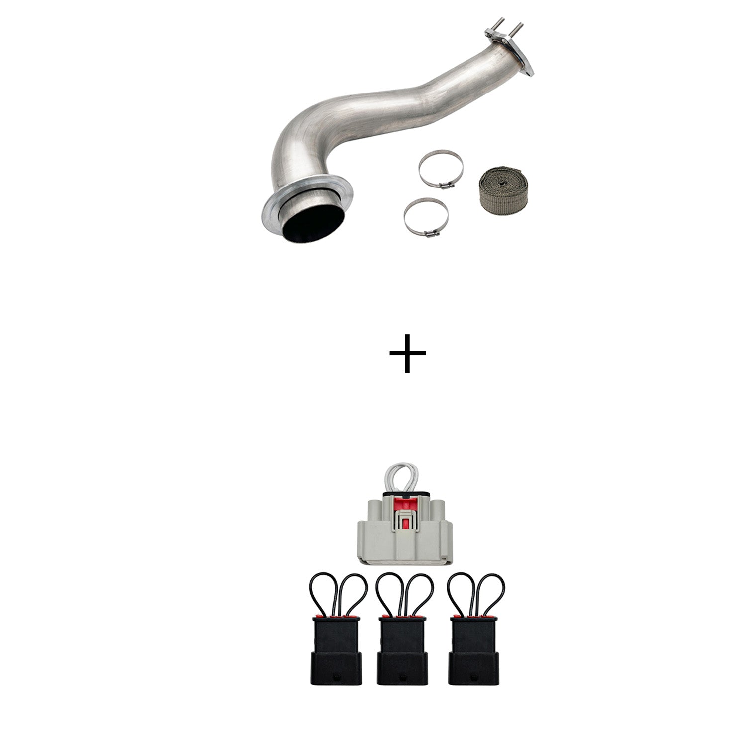 TruckTok 2017-2023 6.6L Duramax L5P DPF/CCV/EGR Delete & Downpipe w/Can Bus kit