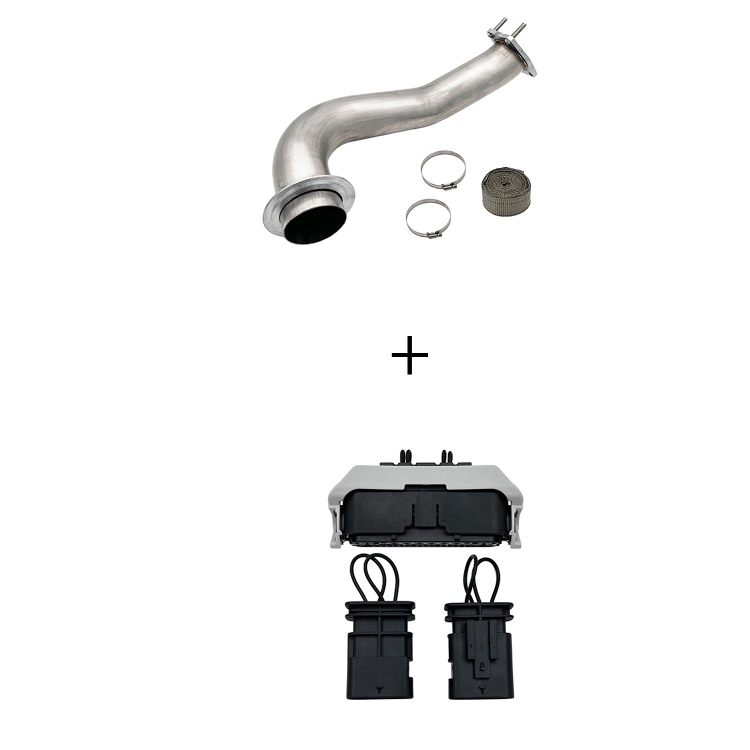 TruckTok 2017-2023 6.6L Duramax L5P DPF/CCV/EGR Delete & Downpipe w/Can Bus kit