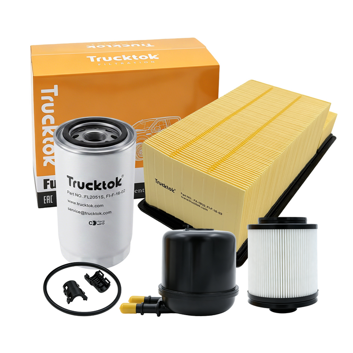 Trucktok 2003-2025 6.0L 6.4L 6.7L Ford Powerstroke Fuel, Oil & Air Filters Maintenance Kit