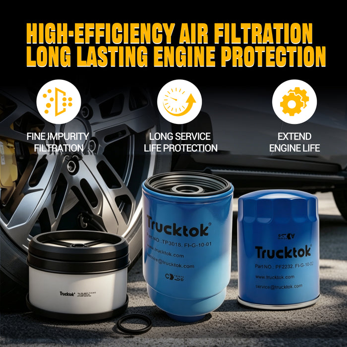 Each filter is the first line of defense against a different kind of contamination.