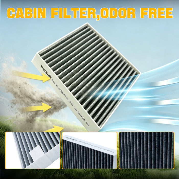 Trucktok 2007-2014 6.6L Silverado Sierra Duramax Filter Set Replaces TP3018/PF2232/23101674