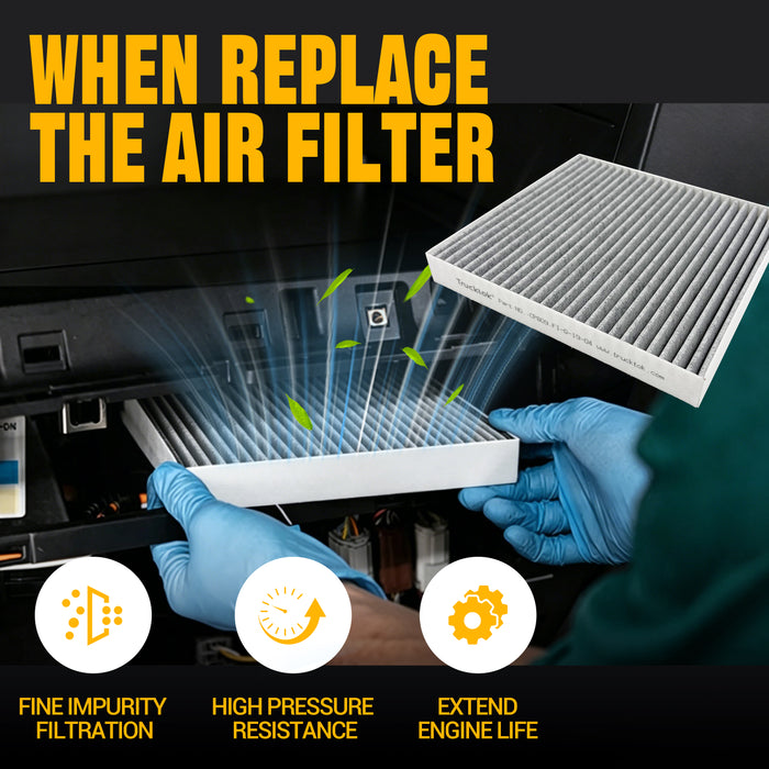 Trucktok 2014-2016 6.6L Silverado Sierra Duramax Filter Set Replaces TP3018/PF2232/A3141C/CP809