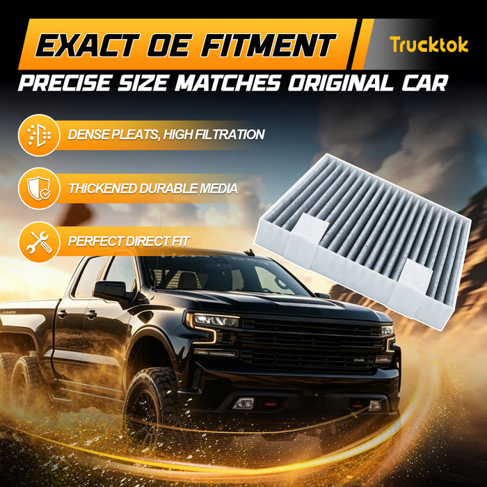 Trucktok 2007-2014 Silverado Sierra Cabin Air Filter Replaces 23101674 CF193C