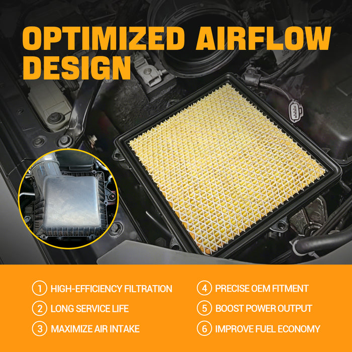 Trucktok 2020-2023 3.0L Ram 1500 Ecodiesel Air Filter Replaces 68441763AA