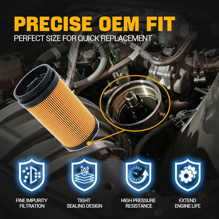 Trucktok 2025-2026 6.7L Ram Cummins Engine Oil Filter Replace 68677810AA