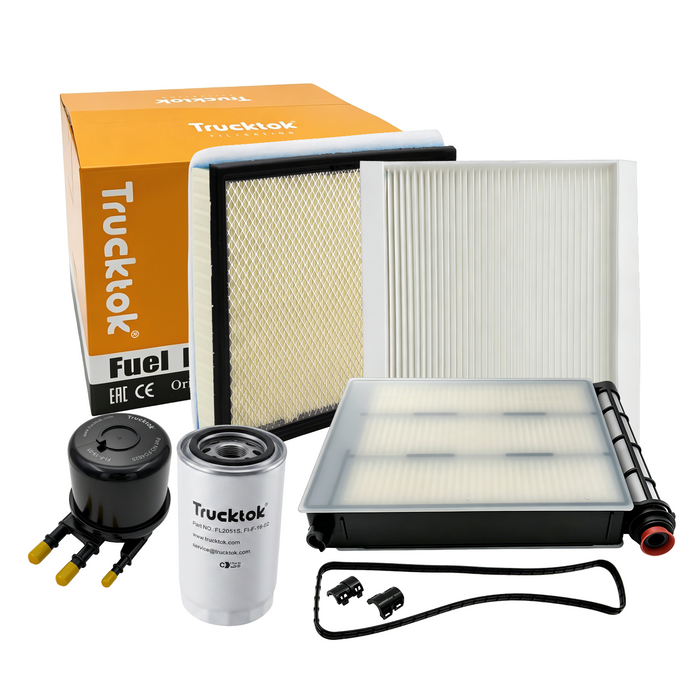 Trucktok 2003-2025 6.0L 6.4L 6.7L Ford Powerstroke Fuel, Oil & Air Filters Maintenance Kit