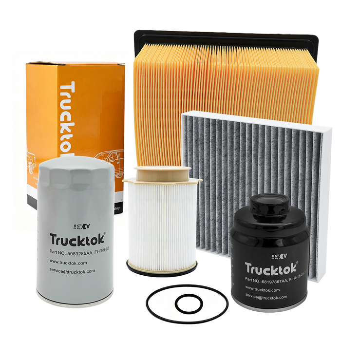 Trucktok 2007-2026 6.7L Dodge Ram Fuel, Oil, Air Filters Maintenance Kit