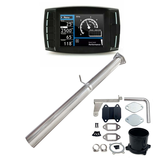 2007-2009 6.7L Ram Cummins 4" DPF/DEF/EGR Delete All-in-One Kit