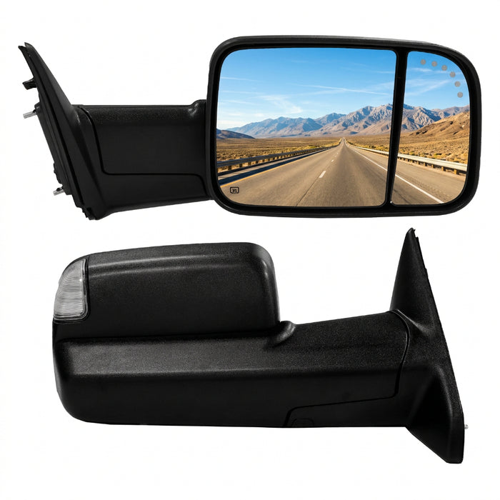 Trucktok 1994-2022 Dodge Ram 1500 2500 3500 Towing Mirrors Pair