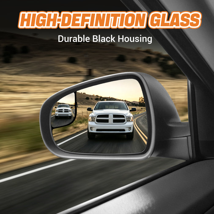 Trucktok Dodge Ram 1994-2001 1500 & 1994-2002 2500 3500 Manual Towing Mirrors Pair