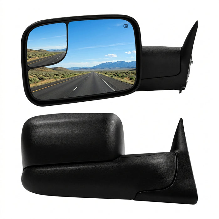 Trucktok 1994-2022 Dodge Ram 1500 2500 3500 Towing Mirrors Pair