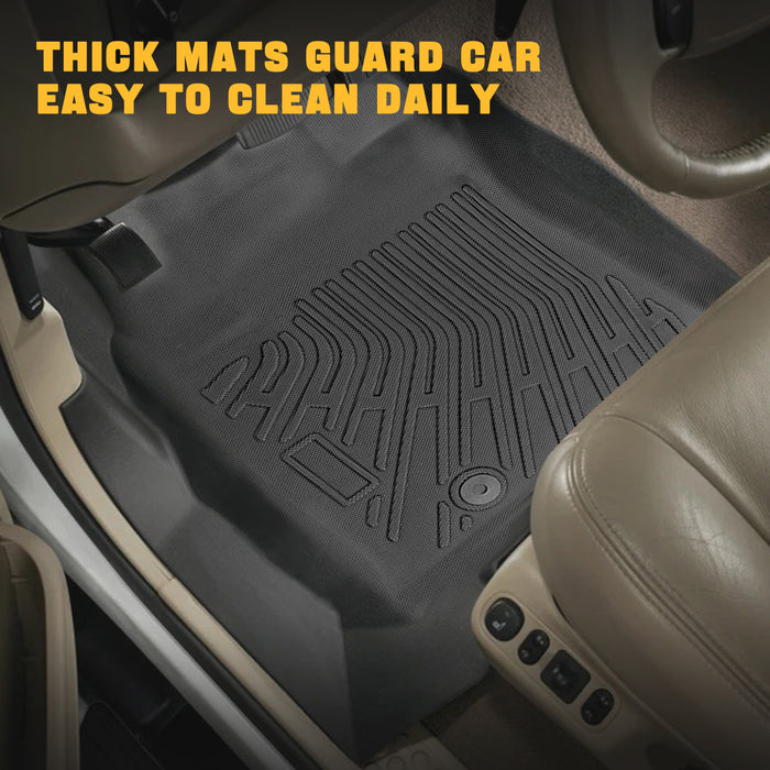 Trucktok 1999-2007 Ford F250 F350 F450 SuperCab All-Weather TPE Floor Mats