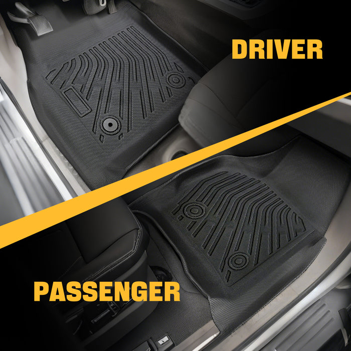 Trucktok 1999-2007 Ford F250 F350 F450 SuperCrew Cab All-Weather TPE Floor Mats