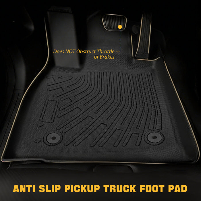 Trucktok 2015-2025 Ford F150 Regular Cab Bucket Seat All-Weather TPE Floor Mats
