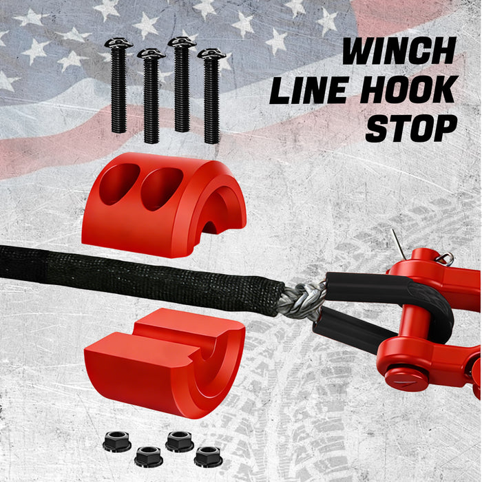 Trucktok 1/4" x 50ft Synthetic Winch Rope 7,400 lbs Breaking Strength