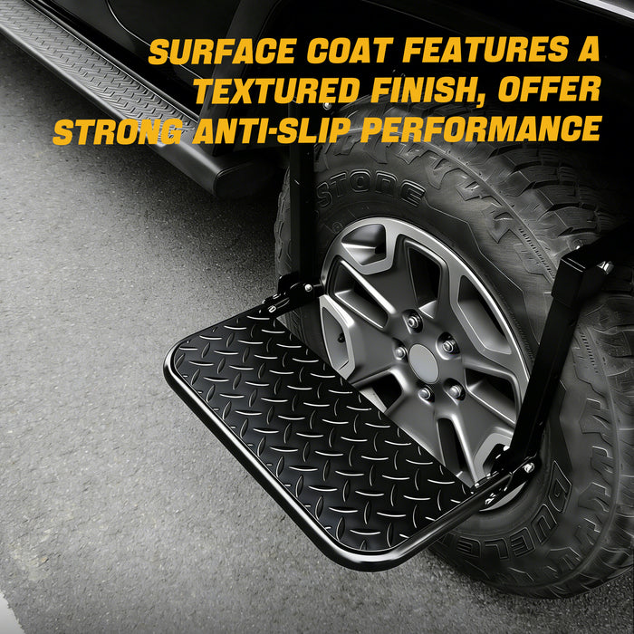Trucktok Universal Truck Tire Step Adjustable Folding Wheel Access