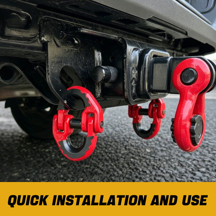 Trucktok 2Pcs 1/2" Hammerlock Coupling Links 47,000 lbs Break Strength