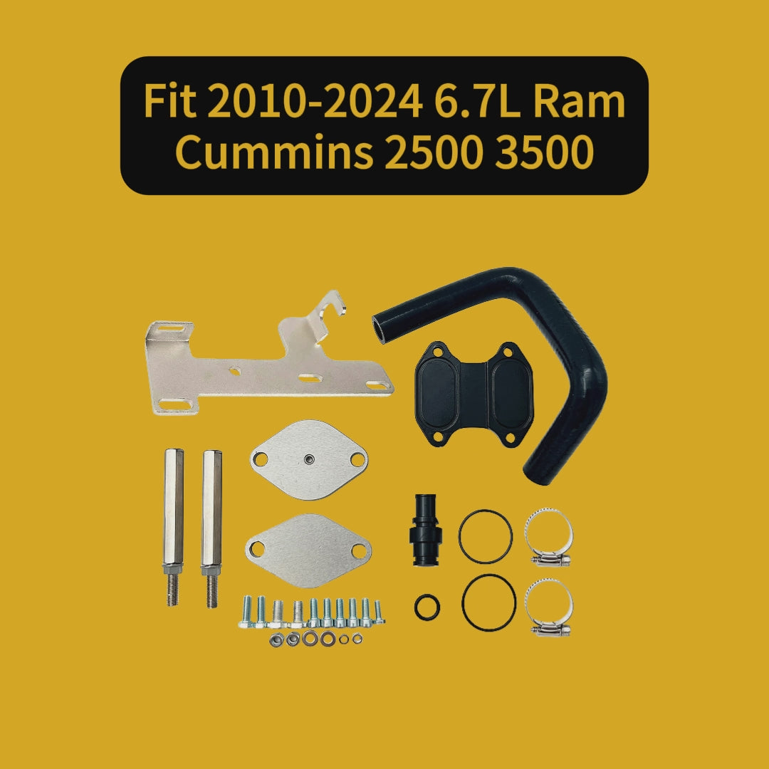 TruckTok 2010-2024 6.7L Ram Cummins 2500 3500 EGR Valve Cooler Delete Kit