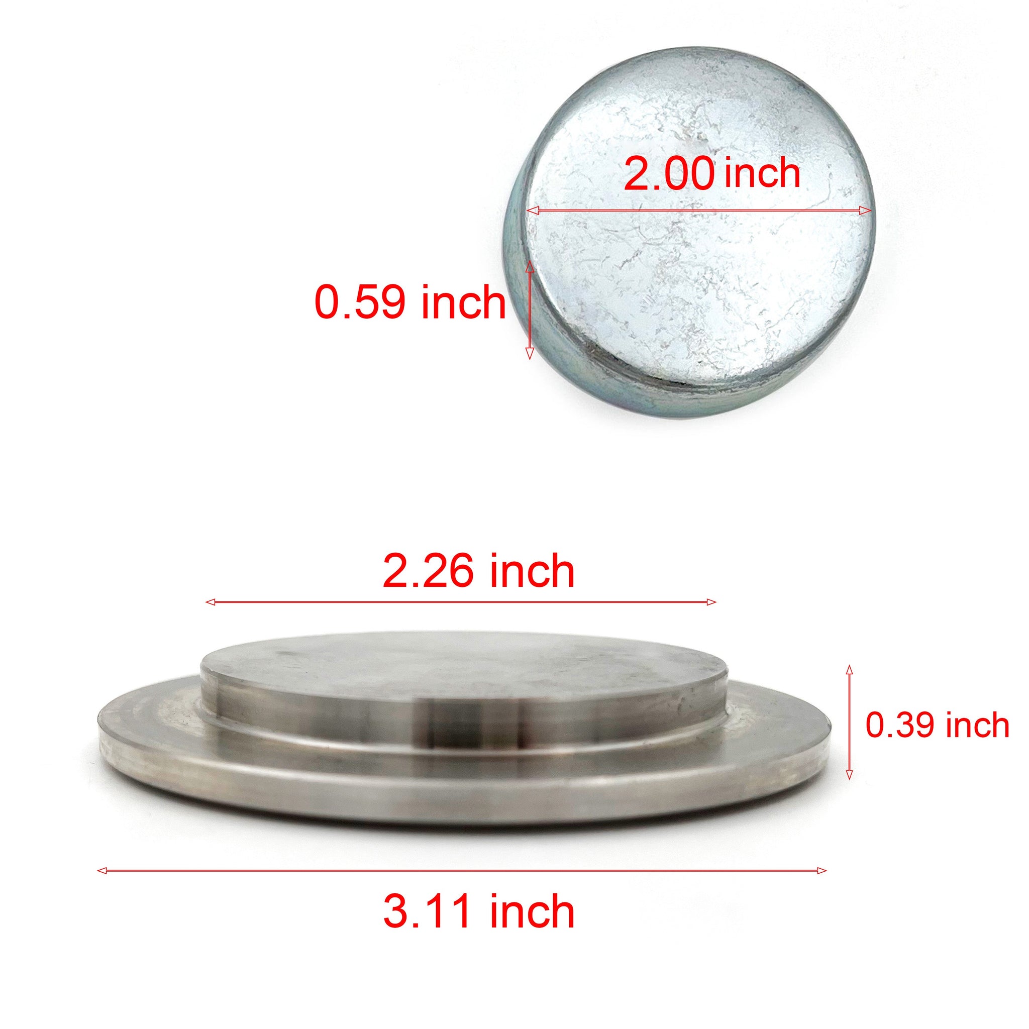 TruckTok 2007-2010 Cummins ISX CM871 EGR Plug Kit Stage 2 Plates and Plugs Aluminum