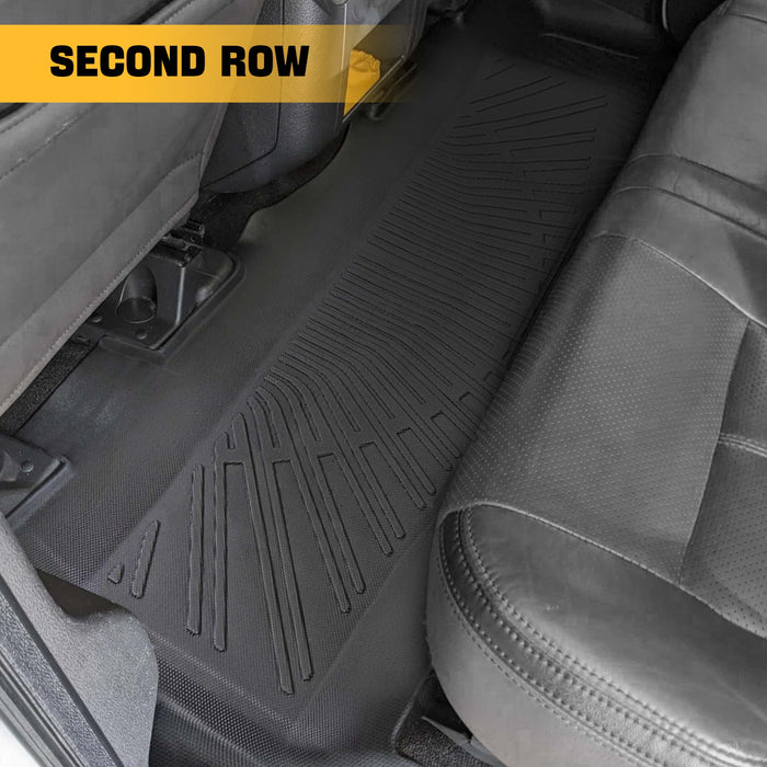Trucktok 2012-2016 Ford F250 F350 F450 SuperCrew Cab All-Weather TPE Floor Mats