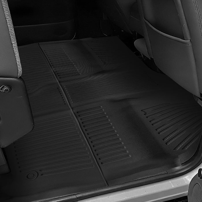 Trucktok Silverado Sierra 2007-2013 1500 & 2007-2014 2500HD 3500HD Crew Cab All-Weather TPE Floor Mats