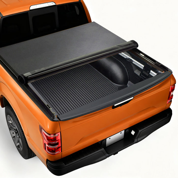 Trucktok 2004-2026 Ford F150 5.5FT, 6.5FT, 6.8FT, 8FT Soft Roll Up Tonneau Cover Truck Bed