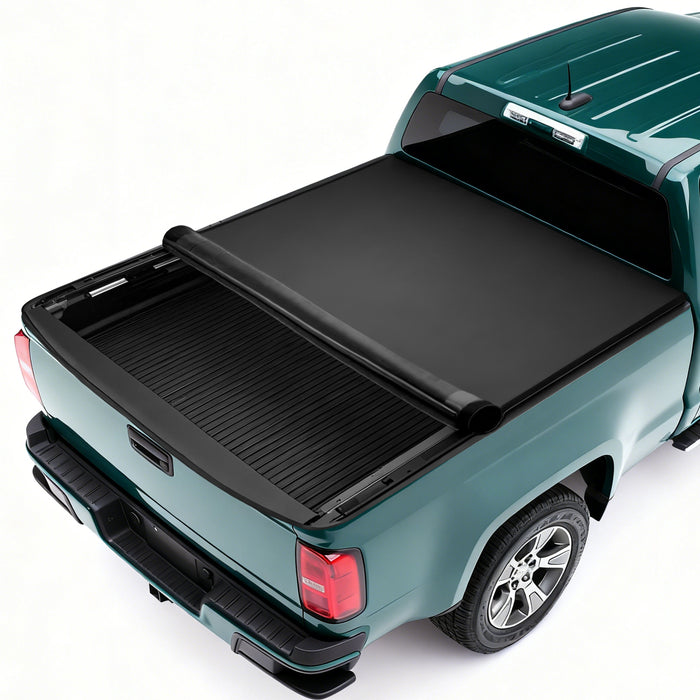 Trucktok 2007-2026 Chevy Silverado Sierra 5.8FT, 6.5FT, 6.9FT, 8FT Soft Roll Up Tonneau Cover Bed