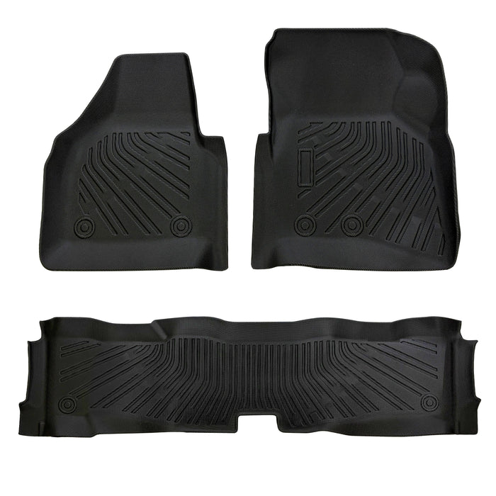 Trucktok 2008-2010 Ford F250 F350 Super CrewCab All-Weather TPE Floor Mats