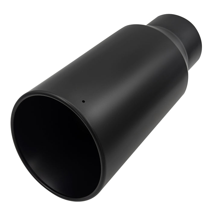 Trucktok 5" Inlet 7" Outlet 15" Overall Length Bolt On Exhaust Tailpipe Tip Black