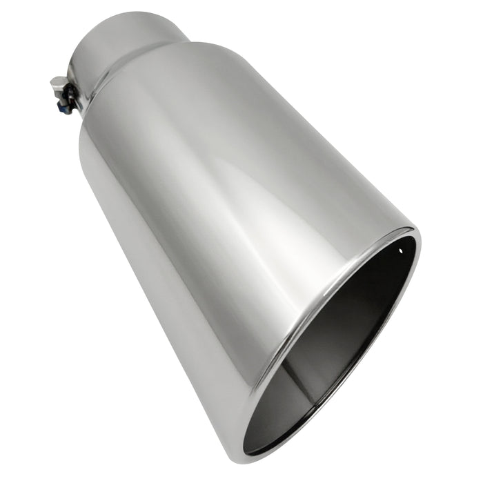Trucktok 5" Inlet 7" Outlet 15" Overall Length Stainless Steel Bolt On Exhaust Tailpipe Tip