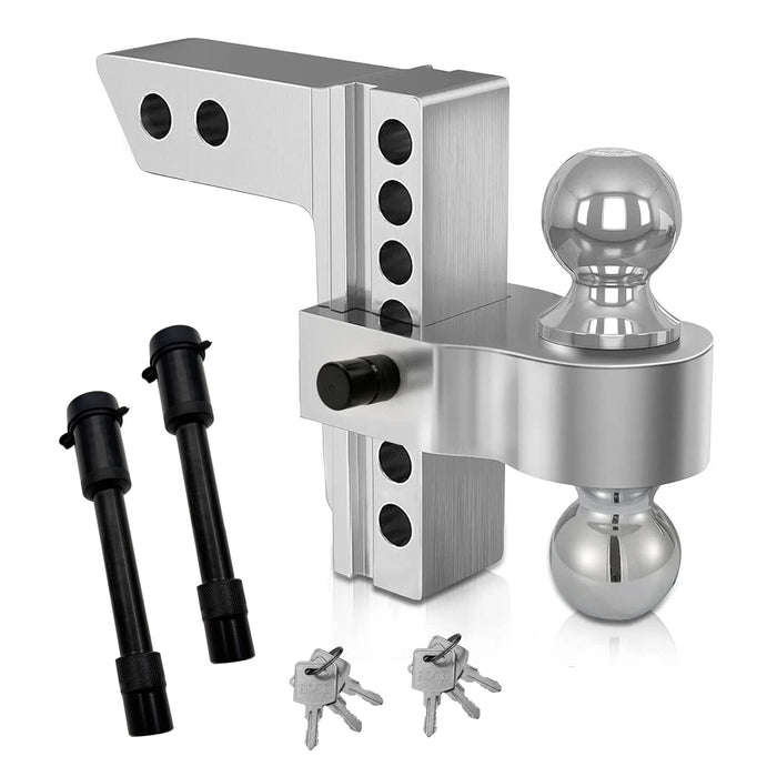 Trucktok 2" Adjustable Hitch 6" Drop/Rise 12,000 GTW with Dual Locks