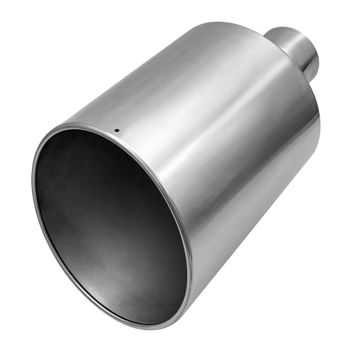 Trucktok 4" Inlet 10" Outlet 18" Overall Length Stainless Steel Bolt On Exhaust Tailpipe Tip