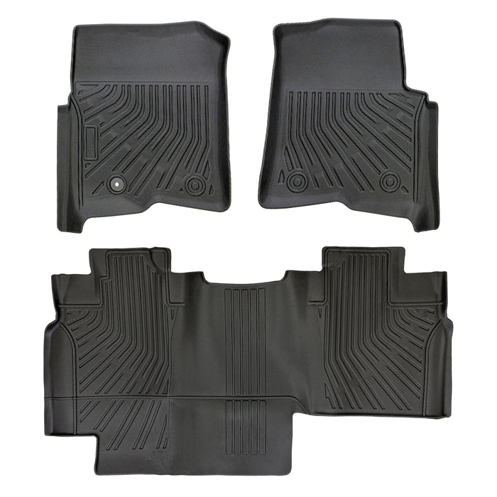 Trucktok 2004-2008 Ford F150 SuperCrew Cab All-Weather TPE Floor Mats