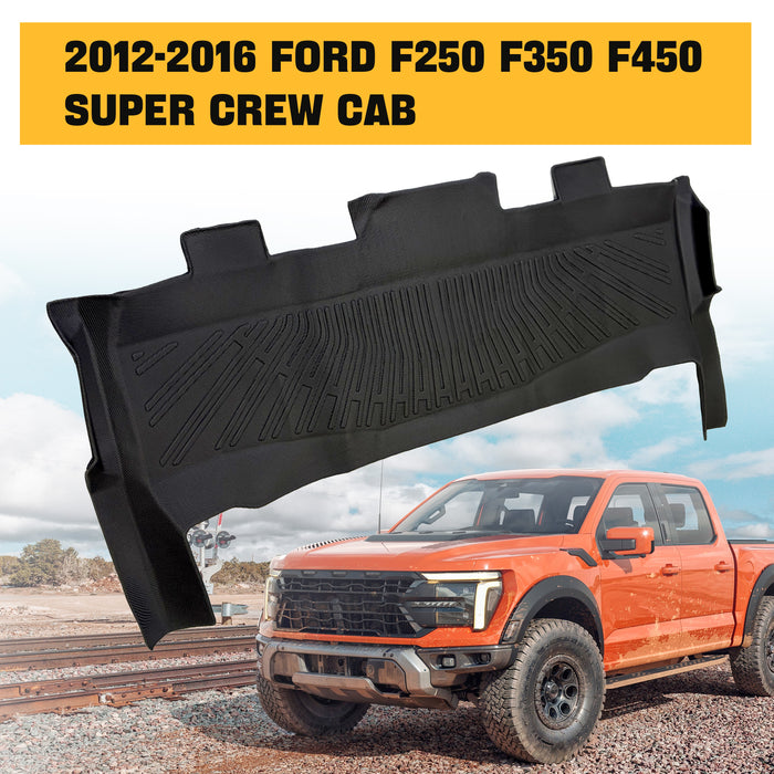 Trucktok 2012-2016 Ford F250 F350 F450 SuperCrew Cab All-Weather TPE Floor Mats