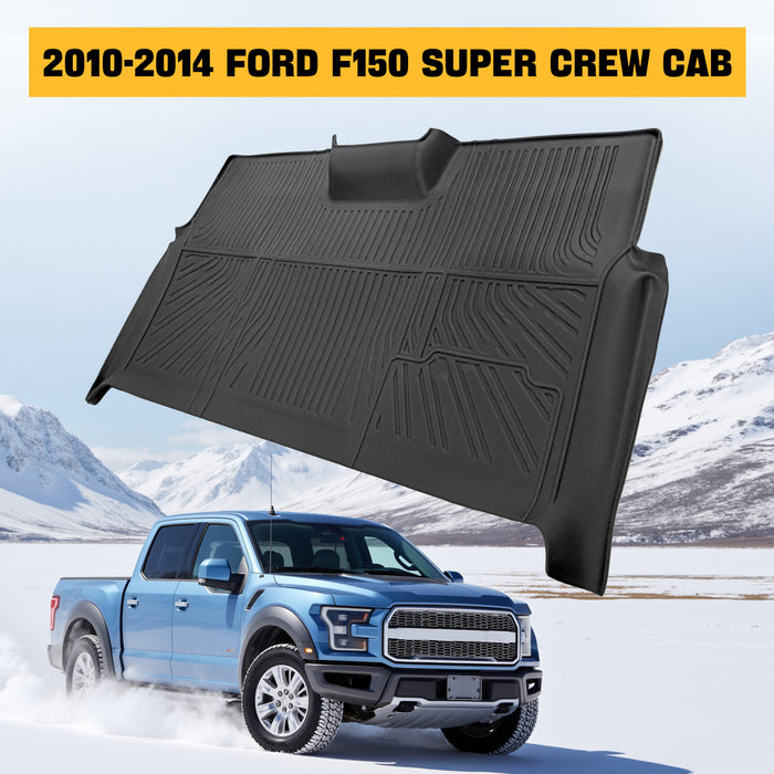 Trucktok 2010-2014 Ford F150 SuperCrew Cab All-Weather TPE Floor Mats