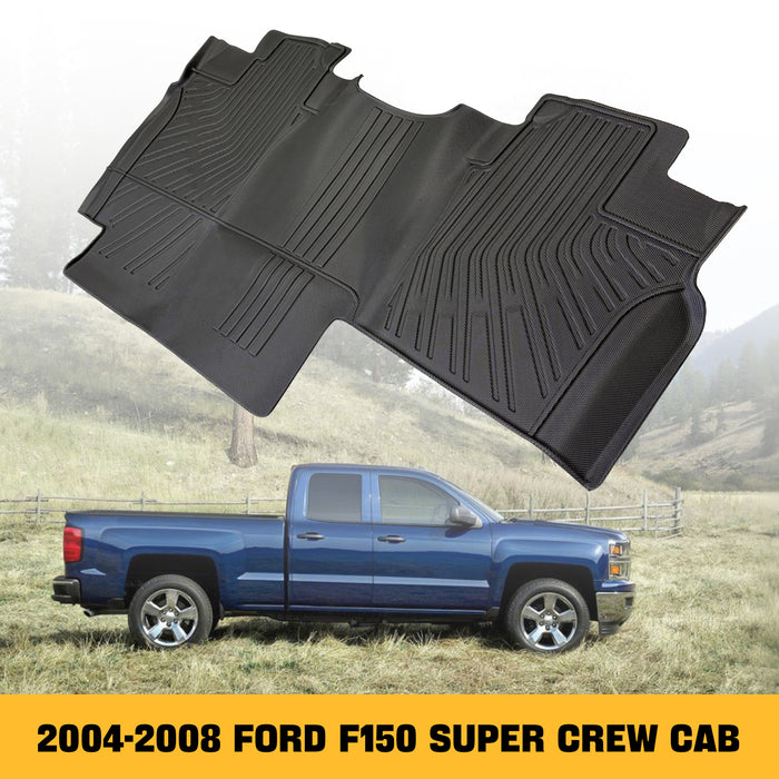 Trucktok 2004-2008 Ford F150 SuperCrew Cab All-Weather TPE Floor Mats