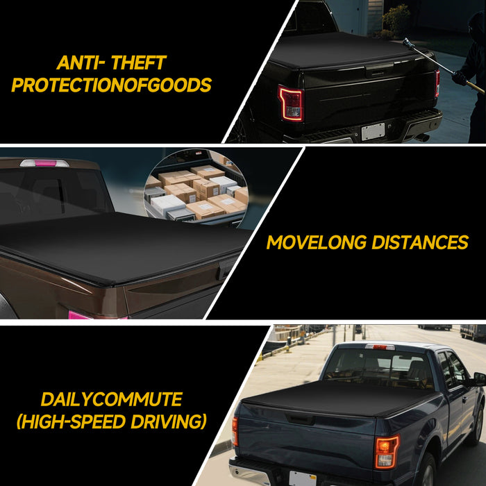 Auto Dynasty Vinyl Soft Top Roll-up Verstelbare Truck Tonneau Auto Dynasty Vinyl Soft Top Roll-up Verstelbare Truck Tonneau